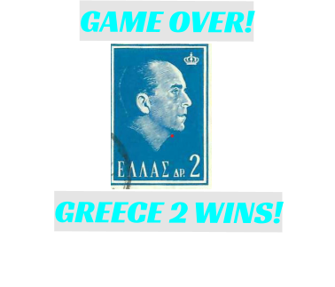 GAME OVER! GREECE 2 WINS!