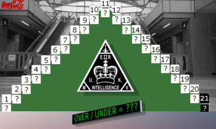 21 21  OVER / UNDER = ???.