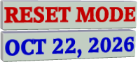 RESET MODE OCT 22, 2026
